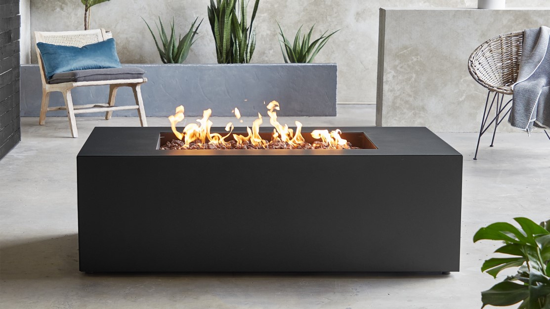 Coden 58" Rectangle Fire Table